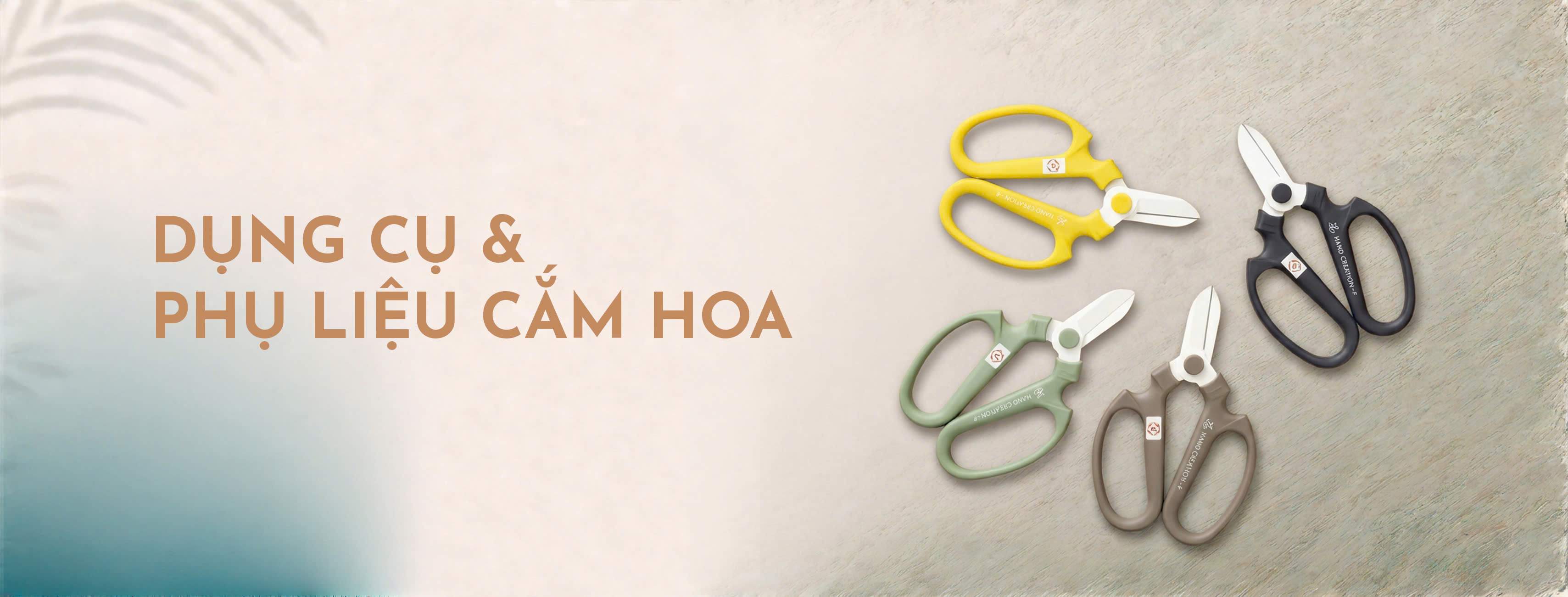 Dụng cụ, phụ liệu cắm hoa